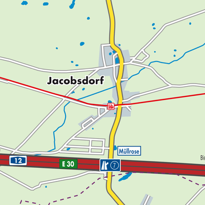 Übersichtsplan Jacobsdorf