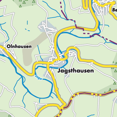 Übersichtsplan Jagsthausen