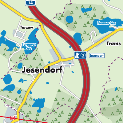 Übersichtsplan Jesendorf