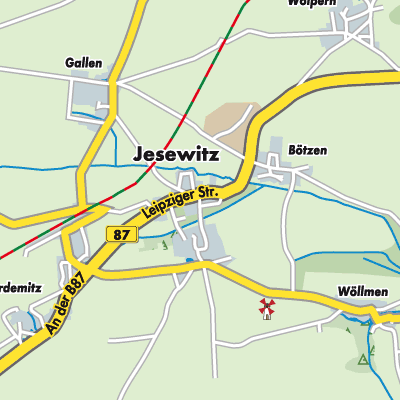 Übersichtsplan Jesewitz