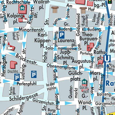Stadtplan Köln