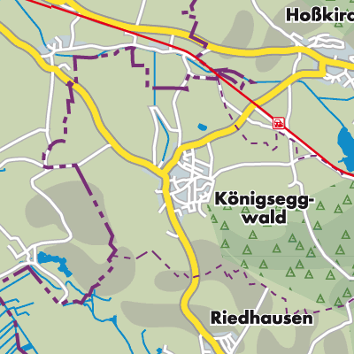 Übersichtsplan Königseggwald