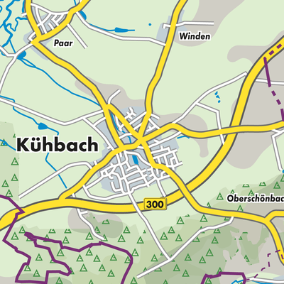 Übersichtsplan Kühbach