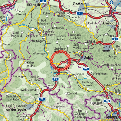 Landkarte Kühndorf