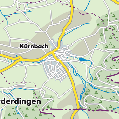 Übersichtsplan Kürnbach