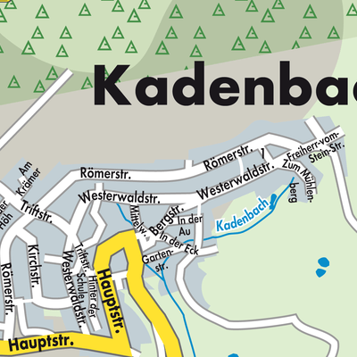Stadtplan Kadenbach