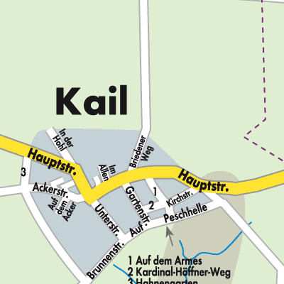 Stadtplan Kail