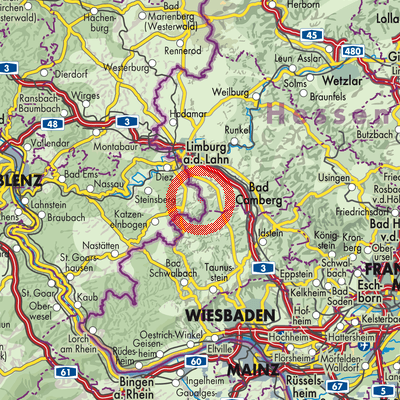 Landkarte Kaltenholzhausen
