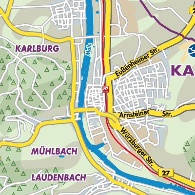 Übersichtsplan Karlstadt