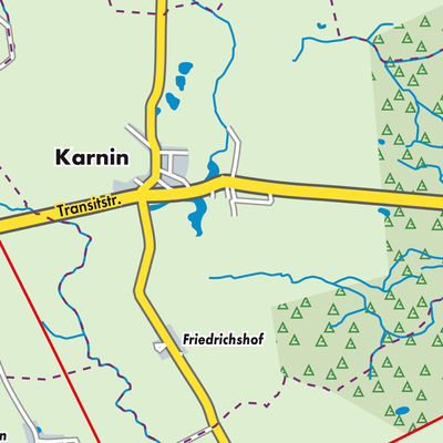Übersichtsplan Karnin