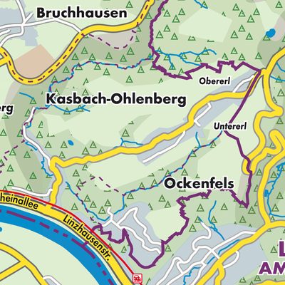 Übersichtsplan Kasbach-Ohlenberg