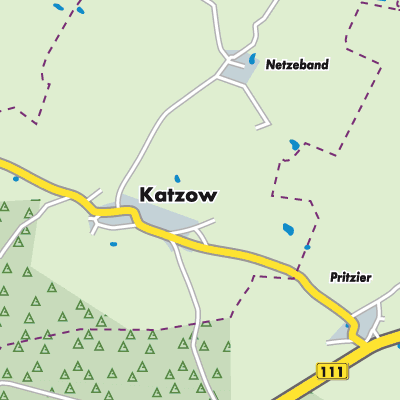 Übersichtsplan Katzow