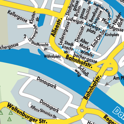 Stadtplan Kelheim