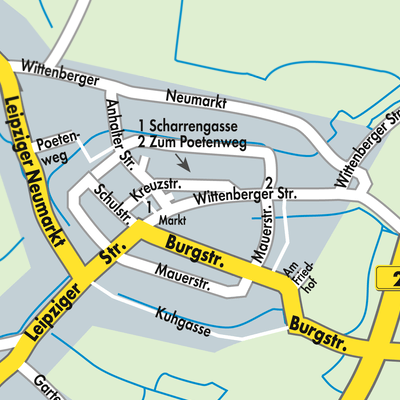 Stadtplan Kemberg