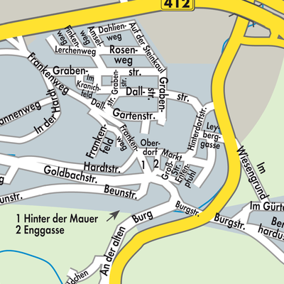 Stadtplan Kempenich