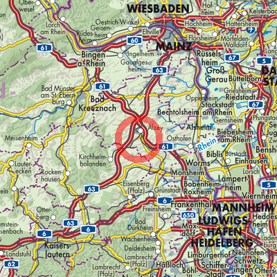 Landkarte Kettenheim