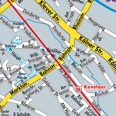 Stadtplan Kevelaer
