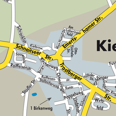 Stadtplan Kienberg