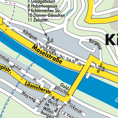 Stadtplan Kinheim
