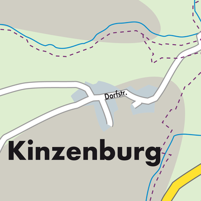 Stadtplan Kinzenburg