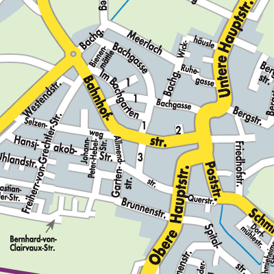 Stadtplan Kippenheim