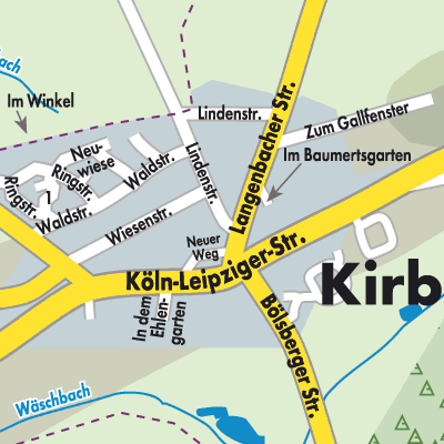 Stadtplan Kirburg