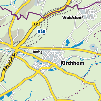 Übersichtsplan Kirchham