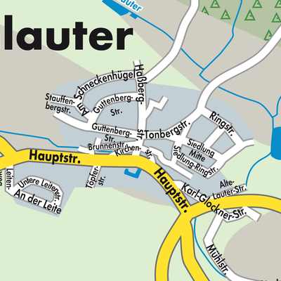 Stadtplan Kirchlauter