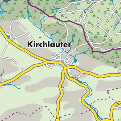 Übersichtsplan Kirchlauter