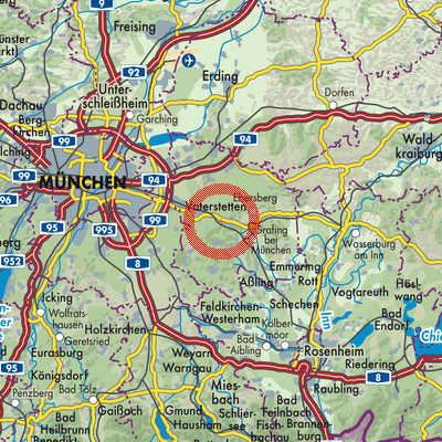 Landkarte Kirchseeon