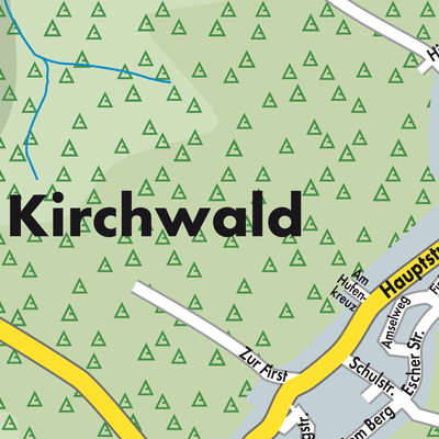 Stadtplan Kirchwald