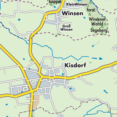 Übersichtsplan Kisdorf