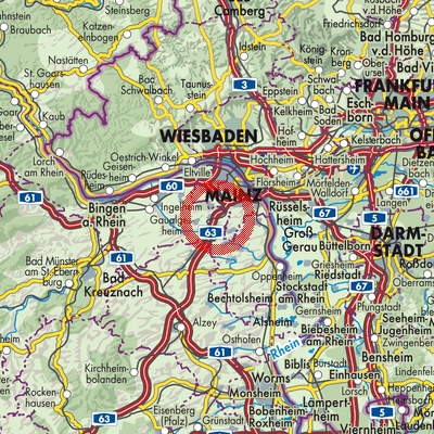 Landkarte Klein-Winternheim