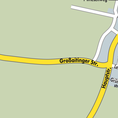 Stadtplan Kleinaitingen
