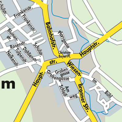 Stadtplan Kleinlangheim