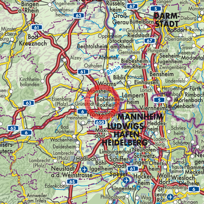 Landkarte Kleinniedesheim