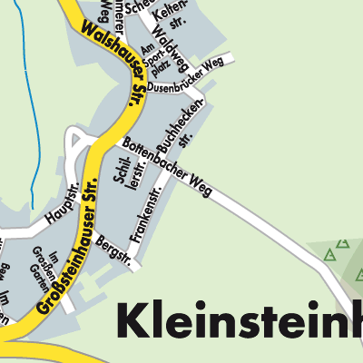 Stadtplan Kleinsteinhausen
