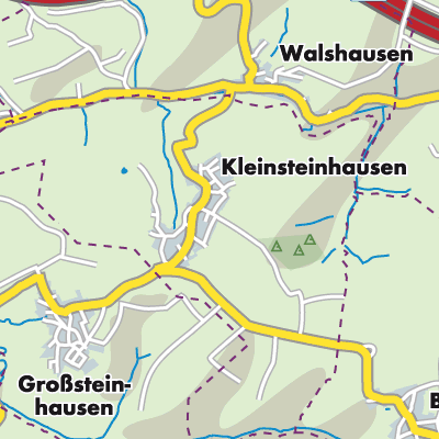 Übersichtsplan Kleinsteinhausen