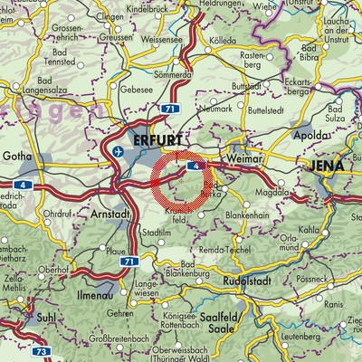 Landkarte Klettbach