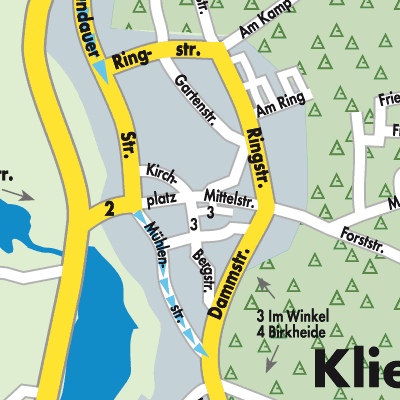 Stadtplan Klietz
