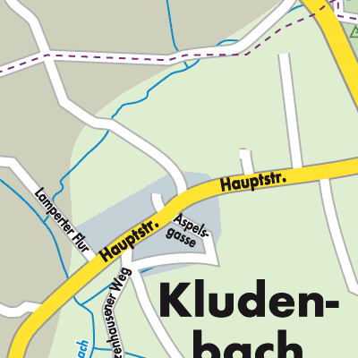 Stadtplan Kludenbach