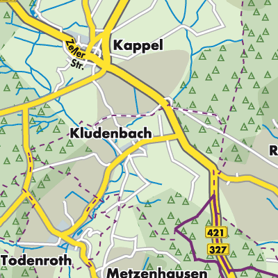 Übersichtsplan Kludenbach