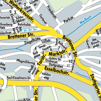 Stadtplan Knittlingen