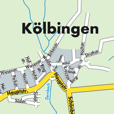 Stadtplan Kölbingen