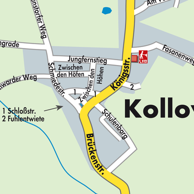 Stadtplan Kollow