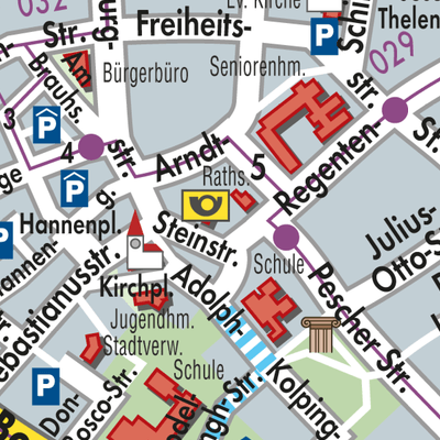 Stadtplan Korschenbroich