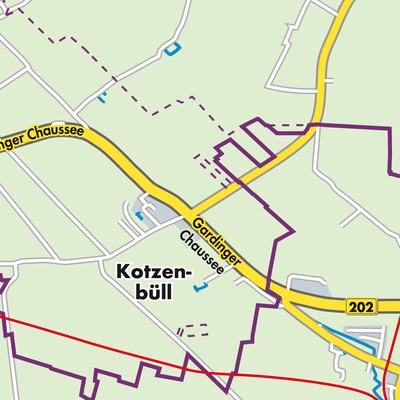 Übersichtsplan Kotzenbüll