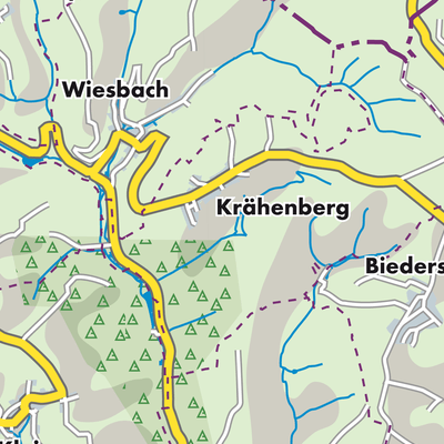Übersichtsplan Krähenberg