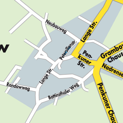 Stadtplan Krackow