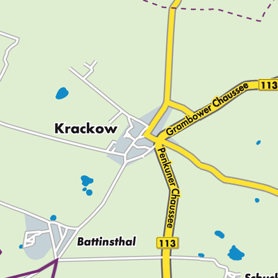 Übersichtsplan Krackow